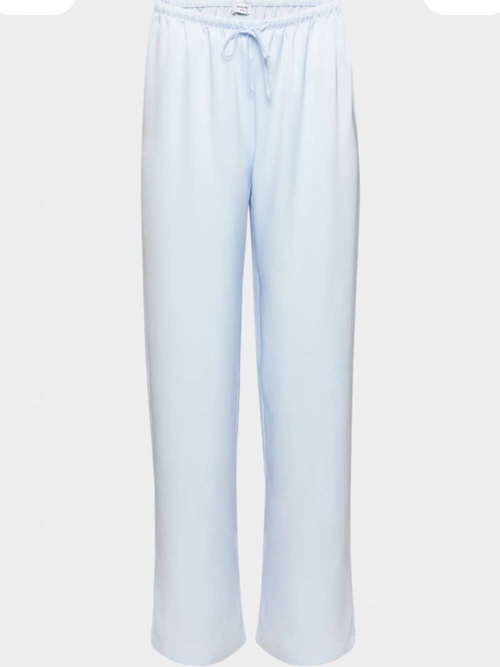 Aritzia Satin Wide-Leg Pant - Pale Blue